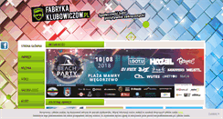 Desktop Screenshot of fabrykaklubowiczow.pl